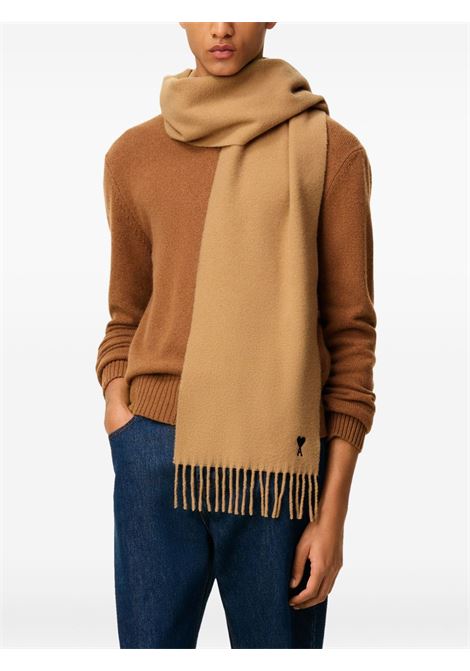 adc scarf unisex caramel AMI PARIS | USF677.334280